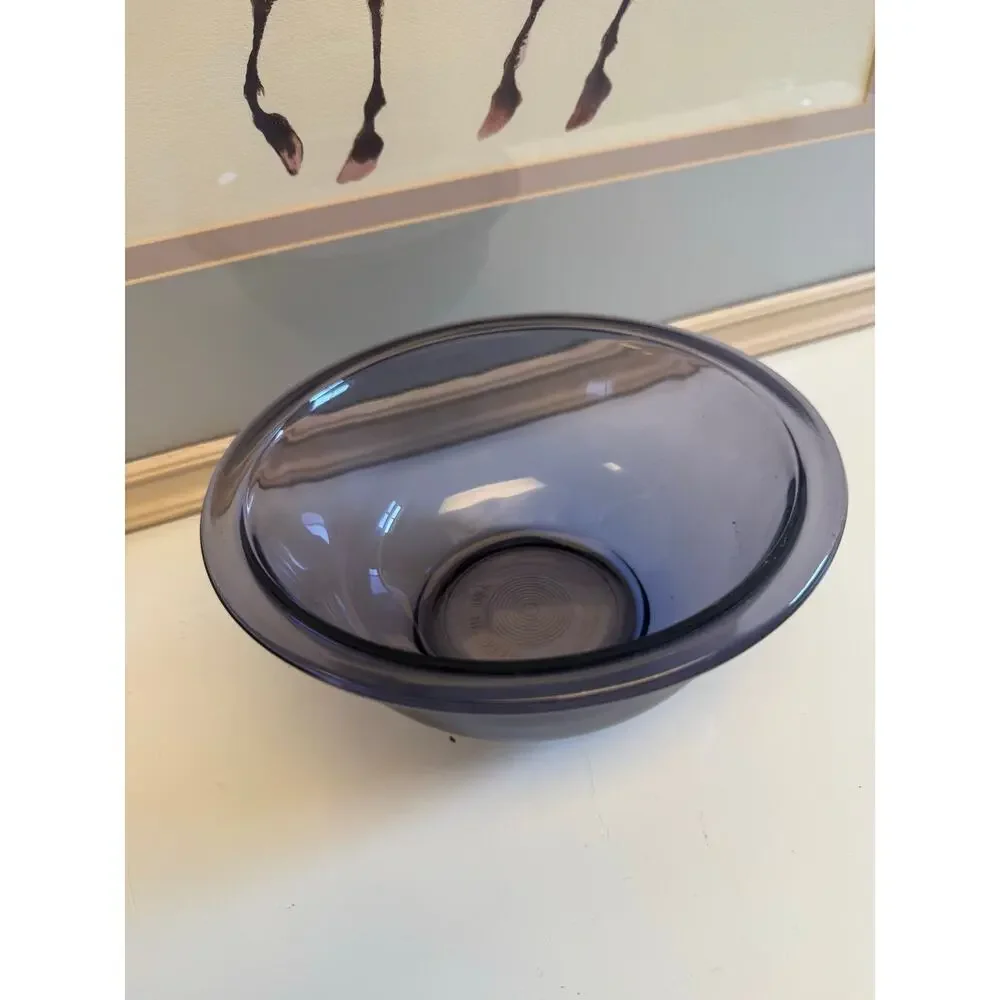 Vintage Pyrex 1-quart Mixing Bowl Discontinued Amethyst Purple Glass